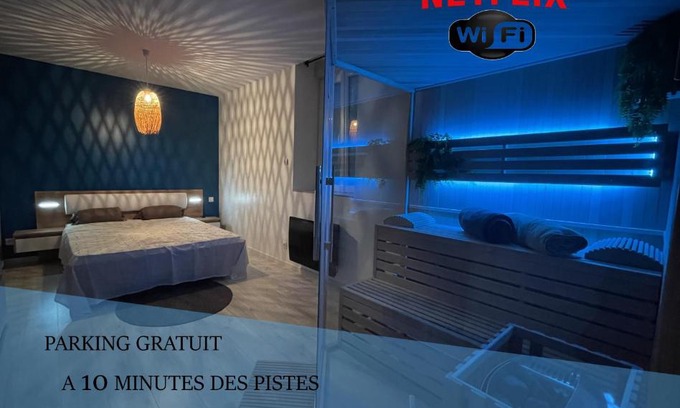 Morez Apartment | Sauna en bord de rivière