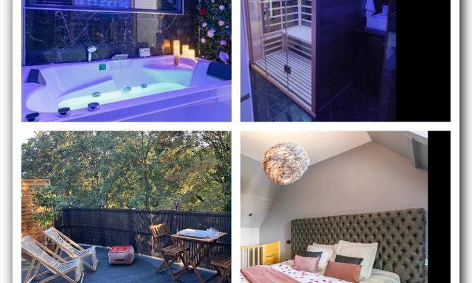 Quartier Grieu-Vallon Suisse-Saint-Hilaire Apartment | Sauna, jacuzzi, terrasse et parking