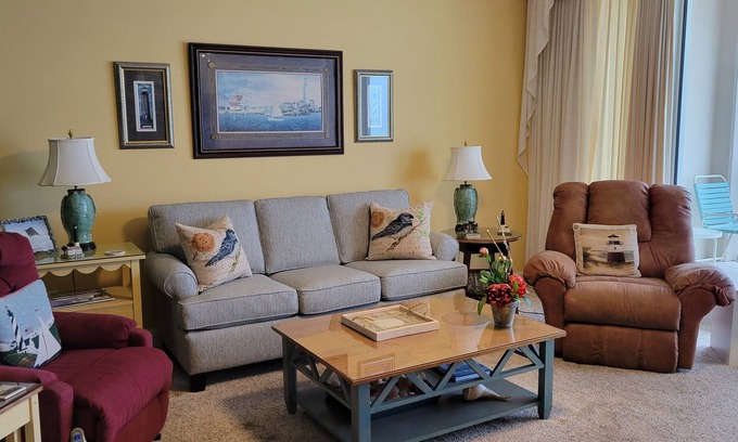 Navarre Beach Condo | SAVE IF YOU BOOK FOR AUGUST! Labor Day Open! 5th Floor Beauty!