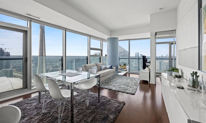Toronto Entertainment District Condo | Scandinavian Designer Condo with Balcony