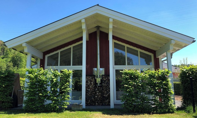 Haigerloch House | Scandinavian dream home near the Black Forest - with sauna! Pet friendly.