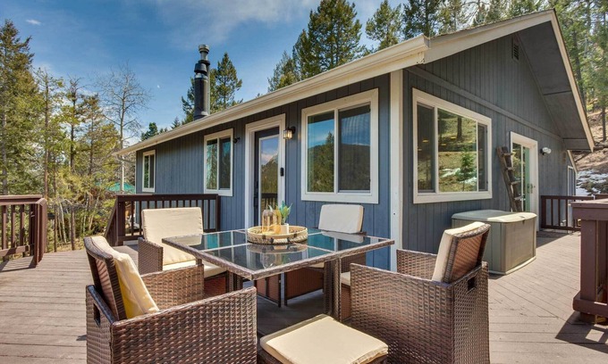 Evergreen Meadows House | Scenic Conifer Getaway w/Game Room & Hot Tub!