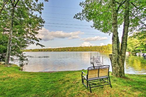 Lyman House | Scenic Lyman Home on Swan Pond with Wraparound Deck!