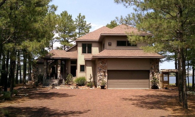 Ocean Pines House | Scenic Water front secluded house with pier and view of the bay overlooking OC
