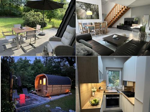 Lichtenberg House | Schönes Ferienhaus 400m vom See, Sauna, Kamin, Klima, Garten