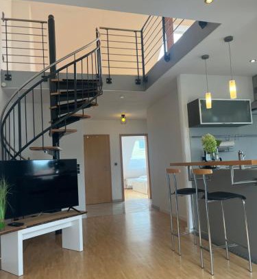 Obernburg Apartment | Schicke helle Galeriewohnung