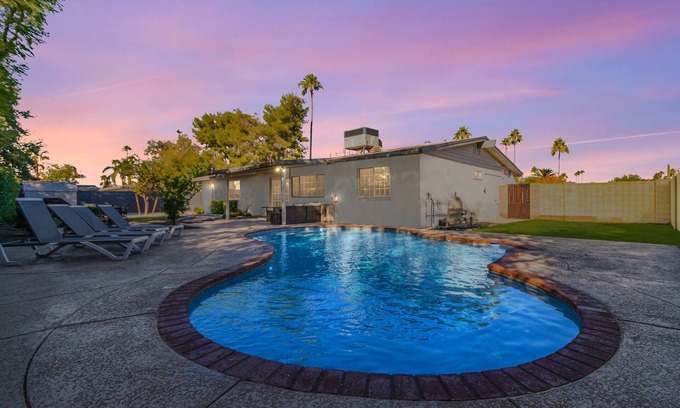Norma Estates House | Scottsdale Oasis Dog-Friendly, Pool, Grill