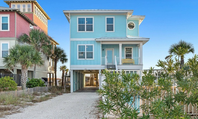 Gulf Shores House | 'Sea Blue' Beachfront Luxury, Private Pool plus FREE Golf & Activities