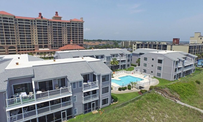 Cherry Grove Beach Condo | Sea Cloisters II Ocean Front Beach Retreat