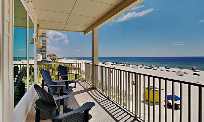 Gulf Shores Condo | Sea Glass #201 | Beachfront Condo, Amazing Views!