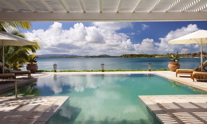 Long Island Villa | SEA HORSE VILLA AT JUMBY BAY - Luxury 3 bedroom beachfront villa - jumby bay resort