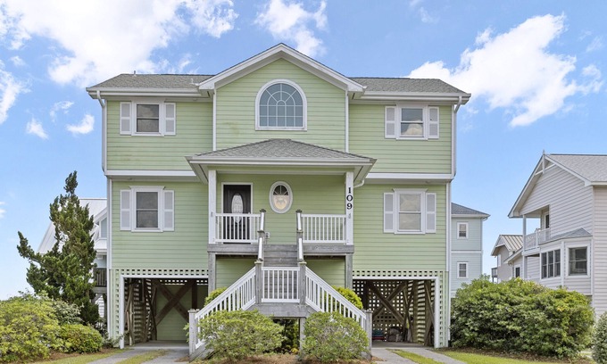 Village of Stump Sound House | Sea La Vie | Oceanfront + Community Pool!