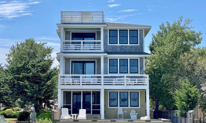 Ocracoke House | Sea Moor Lake: Harborfront with amazing views. Heated Pool.