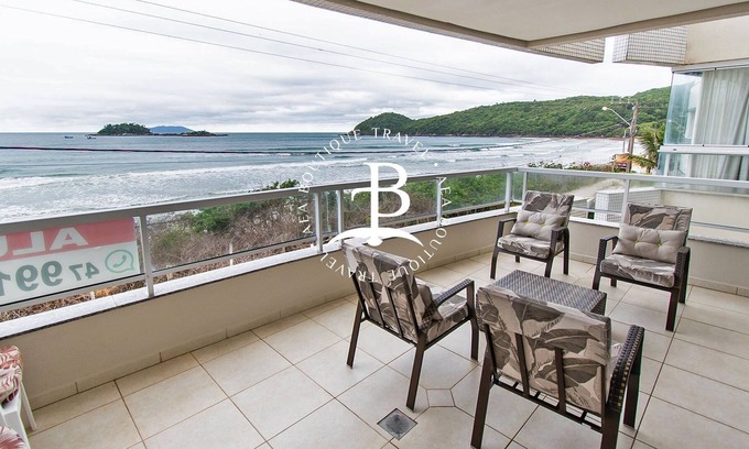 Governador Celso Ramos Apartment | Sea view and 3 suites