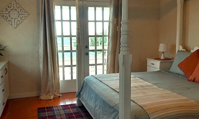 Fryes Beach Apartment | Sea View Terrace, enjoy a short walk to the beach & beautiful evening sunsets.