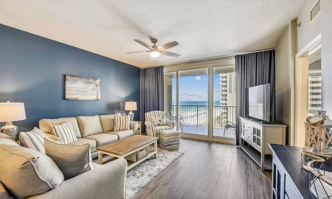 Panama City Beach Condo | Sea You at Sunset 728-Sleeps 10-Gulf Views