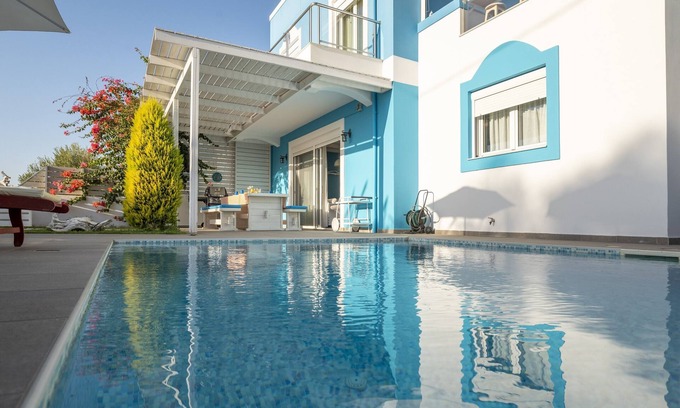 Mastichari Villa | Seabreeze Villa - with Jacuzzi & heated pool