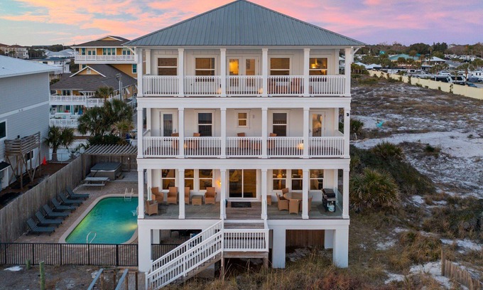 Tang-O-Mar House | Seaclusion - Beachfront Home with Private Pool & Gulf Views