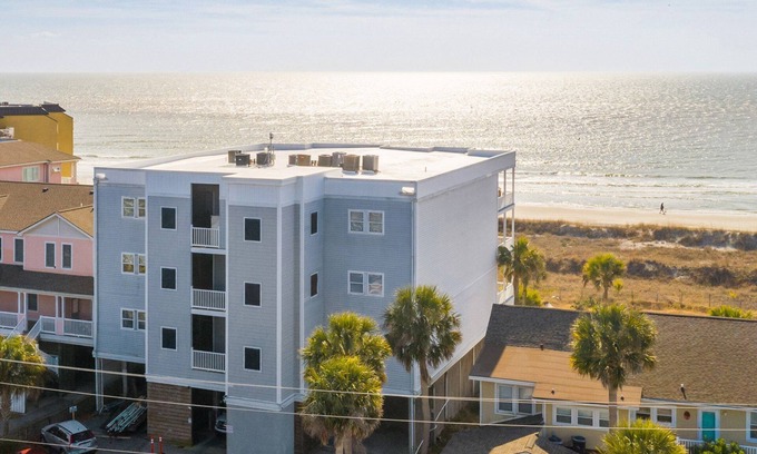 Folly Beach Condo | Seacoast 2 - Folly Happy - Ocean Views - 2 Blocks from Center Street