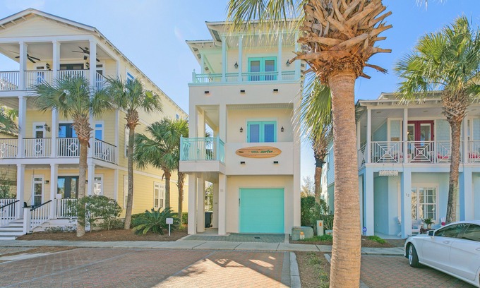 Rosemary Beach House | Seacrest "Soul Surfer" | 4 BR | Sleeps 13 | 2 Masters | ON 30A! | Bikes!
