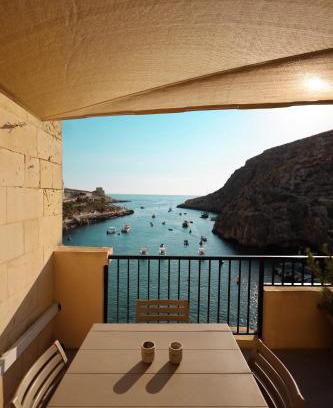 Xlendi Apartment | Seafront duplex Penthouse with Terrace overlooking Xlendi Bay