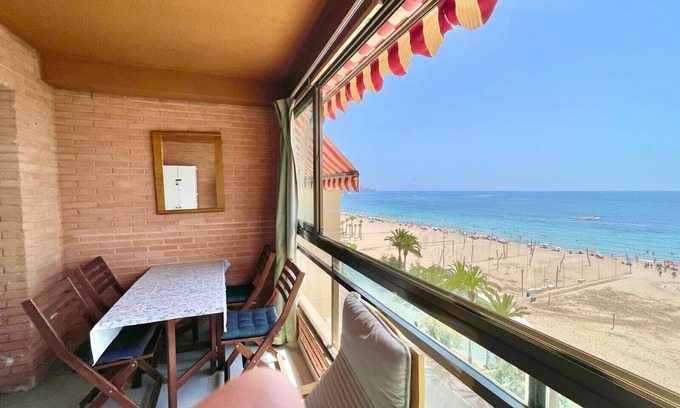 Cala Apartment | SEAFRONT PONIENTE BEACH BLUELINE R048