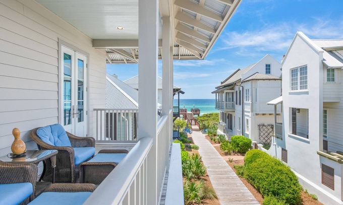 West Panama City Beach House | Seaglass Cottage - Steps from sand, Rosemary Beach,