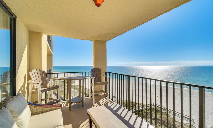 Orange Beach Condo | 'Seagull’s Nest' Oceanfront Oasis w/Pool Access!