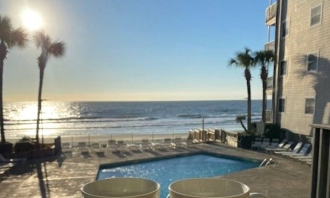 Garden City Condo | SeaMaster 110: Oceanfront 3 bed 3 bath condo - close to both piers!