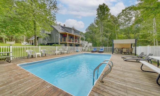 Searsport House | Searsport Paradise with Private Pool and Patio!