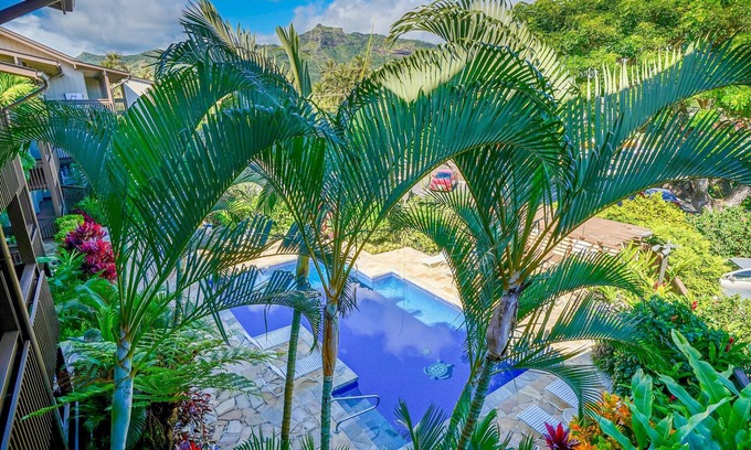 Wailua House Lots Condo | "Seas The Day: Oceanview Escape with Stunning Views at Wailua Bay View – Ground Floor Bliss!"