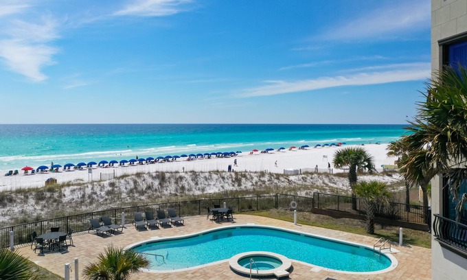 Miramar Beach House | "Seasational" Oceanfront, 1st Floor Penthouse, Gated Community, Pool