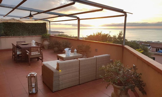 Cefalu Apartment | Seascape Terrace