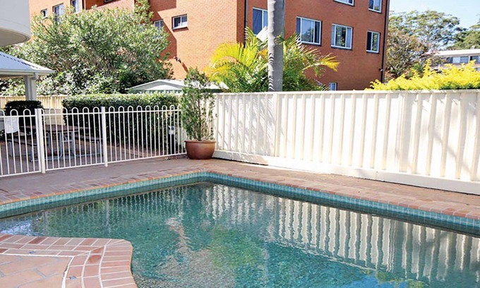 Nelson Bay Apartment | Seashells, 1,21-23 Magnus Street - Unit with air con, wi-fi, complex pool and lift