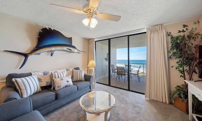 Orange Beach Condo | Seaside Beach & Racquet 4608 Views & Chill Hues