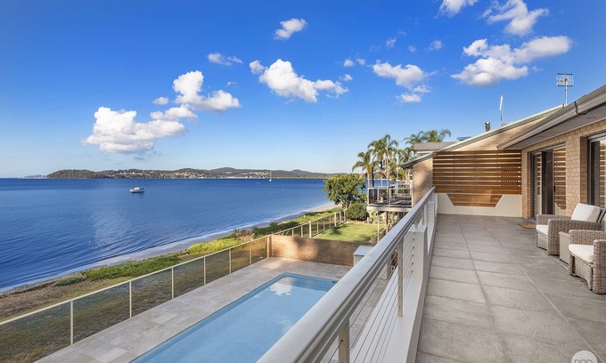Salamander Bay House | Seaside Sanctuary - Waterfront Luxury Home with Heated Pool