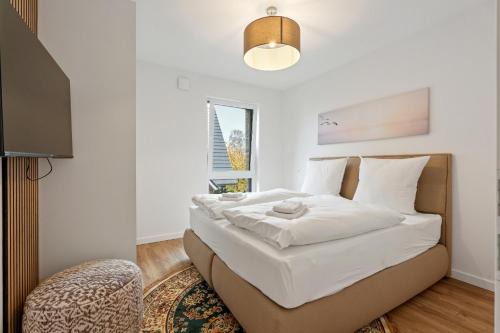 Dahme Apartment | Seaside Suite 4 mit Balkon und moderner Einrichtung