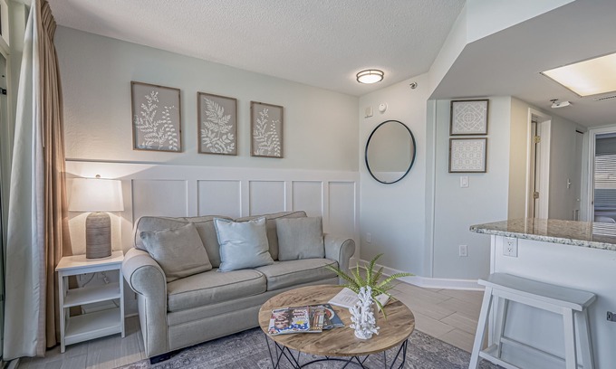 Arcadian Shores Condo | Seawatch resort 1 bed 1 bath direct oceanfront