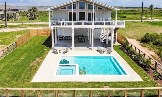 Indian Beach House | Secluded Bay House w/private pool, hot tub