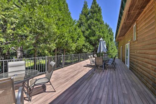 Arnold House | Secluded Camp Connell Home with Deck and Fireplace!