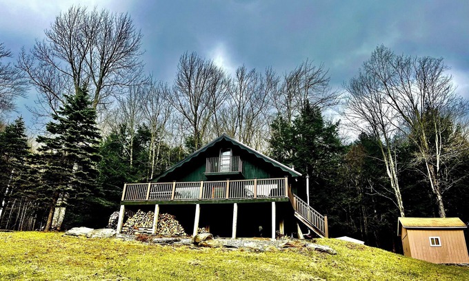 Margaretville House | Secluded Catskills Chalet on 5 Acres w/Mountain Views - Sleeps 6, Pet friendly
