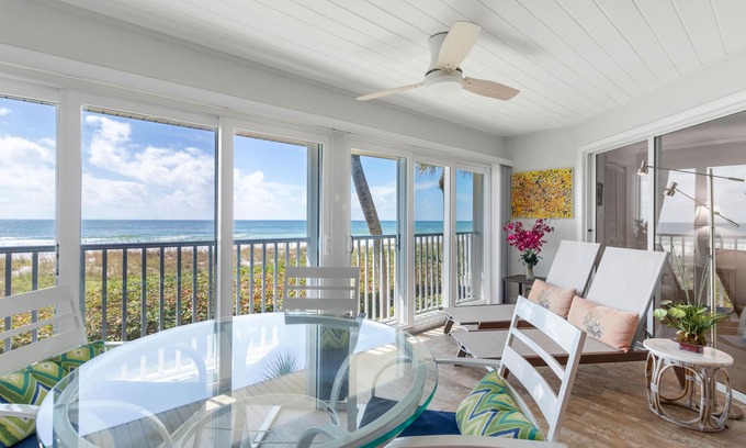 Whitney Beach Condo | Secluded Gulfside 2BR Condo w Enclosed Patio, Sunset Views & Pool by RVA