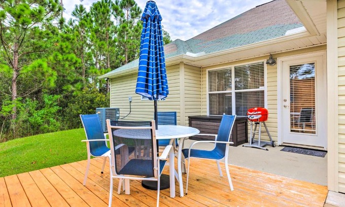 Waveland House | Secluded La Mer Cottage Less Than 1 Mi to Beach!