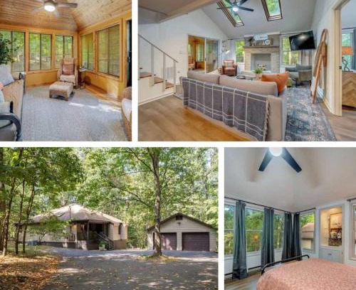 The Woods House | Secluded Retreat w Hot Tub, FirePit & Pool Access