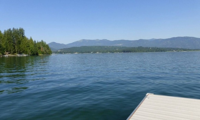 Sandpoint House | Secluded waterfront with private deep water dock. 5 miles from Sandpoint WiFi
