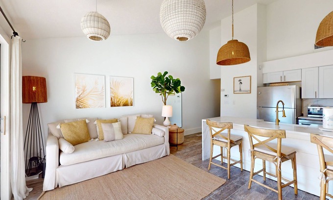 Seagrove Beach Condo | Second Floor Condo w/High-Speed WiFi, Washer/Dryer, Central AC, & Full Kitchen