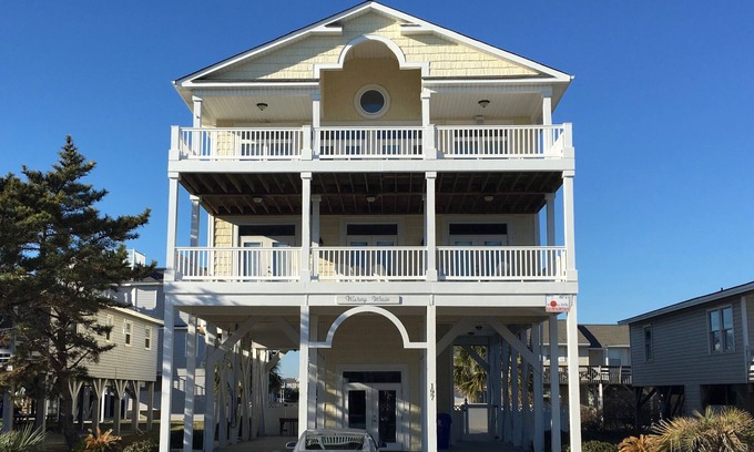 Ocean Isle Beach House | Second Row Beach House- "Wishing Whale” Ocean views!