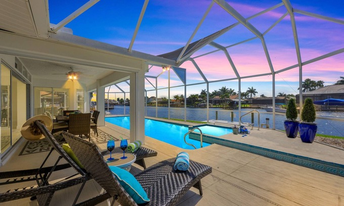 Pelican House | Seconds to River Direct Gulf Access Pool/Spa Home With Games Room