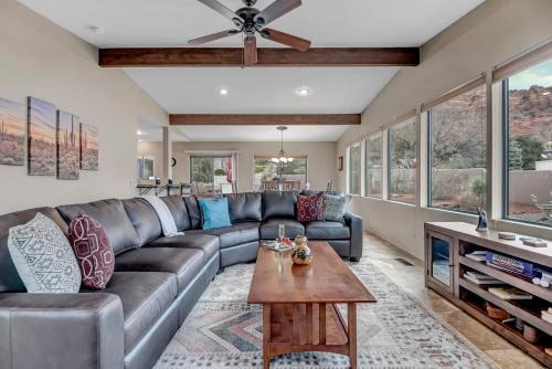 Sedona House | Sedona Fox Den and Casita Picturesque Red Rock Views, Two Private Hot Tubs, Outdoor Dining, Patio