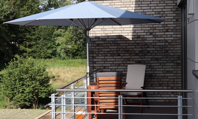 Aschhauserfeld Apartment | Seerose Een, 64qm, Süd-dachterrase, 1 Schlafzimmer, Max. 2 Personen